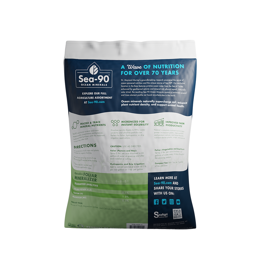 Sea-90 Agriculture Foliar Mineralizer – Sea-90 Ocean Minerals