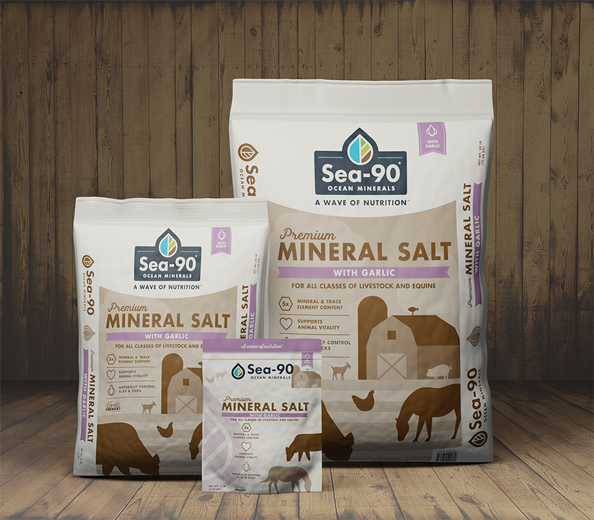 Sea-90 Premium Mineral Salt with Garlic